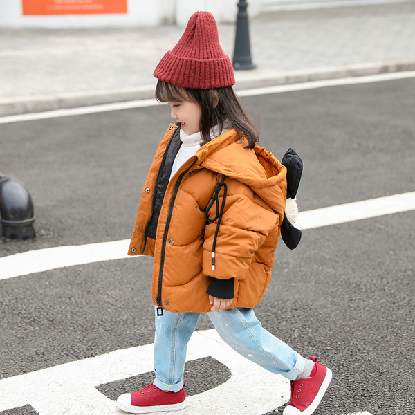 Geaca moderna pentru copii cu decor 3D in mai multe culori