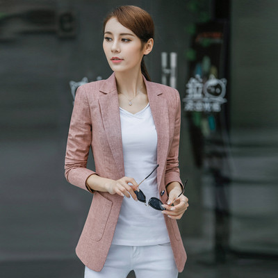 Дамско модерно сако с джобове в няколко цвята