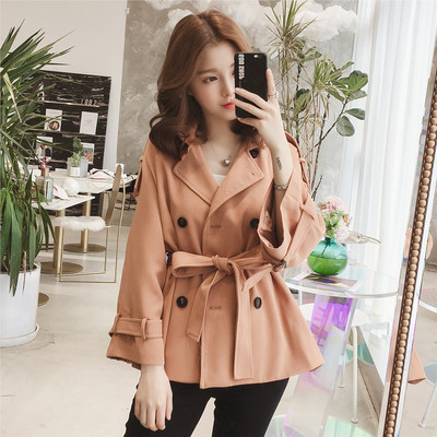 Μοντέρνο γυναικείο παλτό με ντεκολτέ σε σχήμα V κατάλληλο για καθημερινή ζωή σε τρία χρώματα