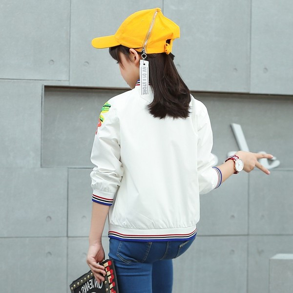 Παιδικό αθλητικό  καθημερινό μπουφάν  με φυτικά μοτίβα σε διάφορα χρώματα