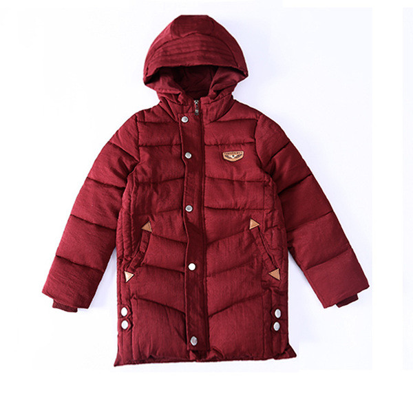 Gyerekkabát fiúnak, kapucnival, két színben