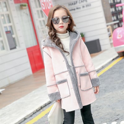 Μοντέρνο χειμερινό παλτό για παιδιά σε διάφορα χρώματα