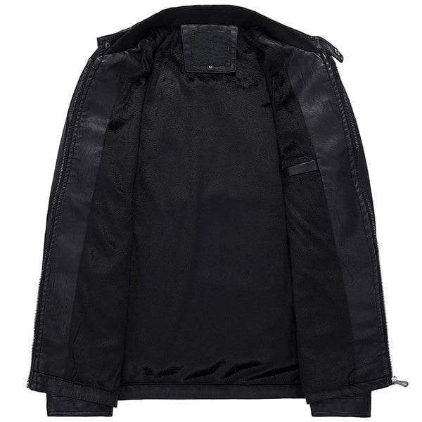 Jachetă modernă pentru bărbați din piele ecologică în trei culori