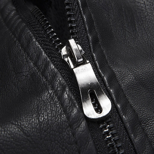 Jachetă modernă pentru bărbați din piele ecologică în trei culori