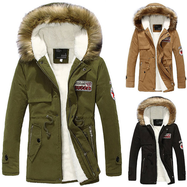 Jachetă modernă pentru bărbați cu puf și căptușeală moale