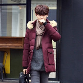 Geaca lunga barbateasca cu buzunare in trei culori