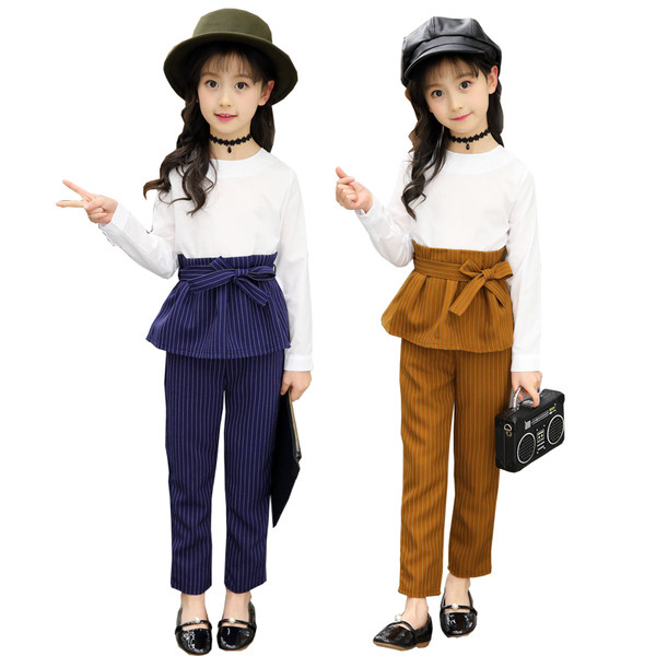 Παιδικό κομψό σετ για κορίτσια σε δύο χρώματα