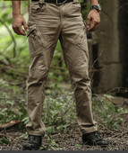 Мъжки спортно-ежедневен панталон с висока талия и джобове