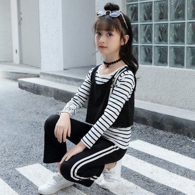 Παιδικό σετ για κορίτσια με δίχρωμη μπορντούρα