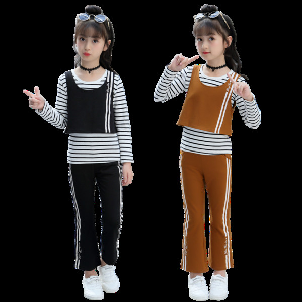 Παιδικό σετ για κορίτσια με δίχρωμη μπορντούρα