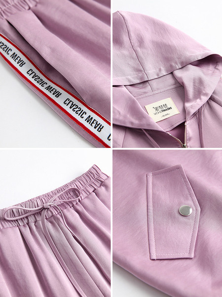 Κομψή αθλητική γυναικεία φόρμα  που αποτελείται από δύο μέρη σε τρία χρώματα