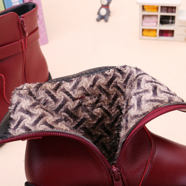 Cizme de iarna pentru copii pentru fete cu element de puf in mai multe culori