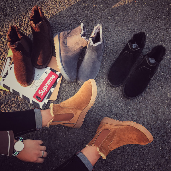 Cizme de iarna barbatesti cu plus in mai multe culori