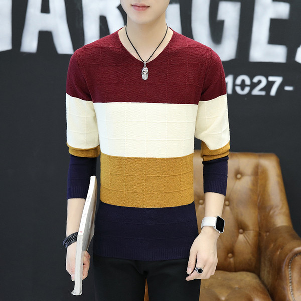 Κομψό ανδρικό πουλόβερ σε τρία χρώματα