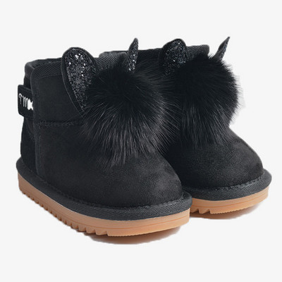 Cizme moderne pentru copii pentru fete cu element 3D in mai multe culori