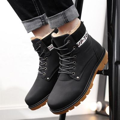 Cizme casual barbatesti de culoare inchisa si deschisa