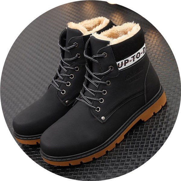 Cizme casual barbatesti de culoare inchisa si deschisa