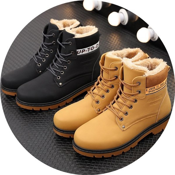 Cizme casual barbatesti de culoare inchisa si deschisa