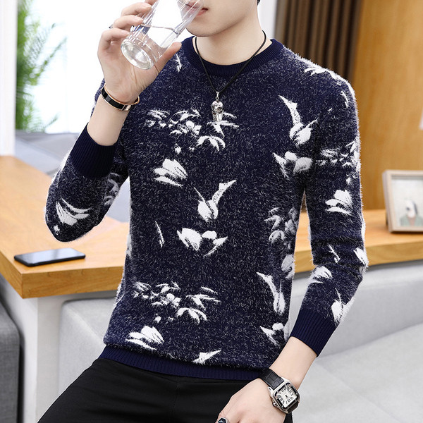 Pulover pentru barbati din material moale in mai multe culori