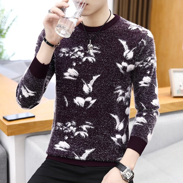 Pulover pentru barbati din material moale in mai multe culori