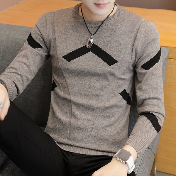 Κομψό ανδρικό πουλόβερ  σε τρία χρώματα