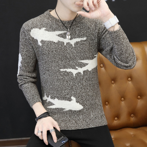 Мъжки пуловер подходящ за ежедневието в няколко цвята - три модела