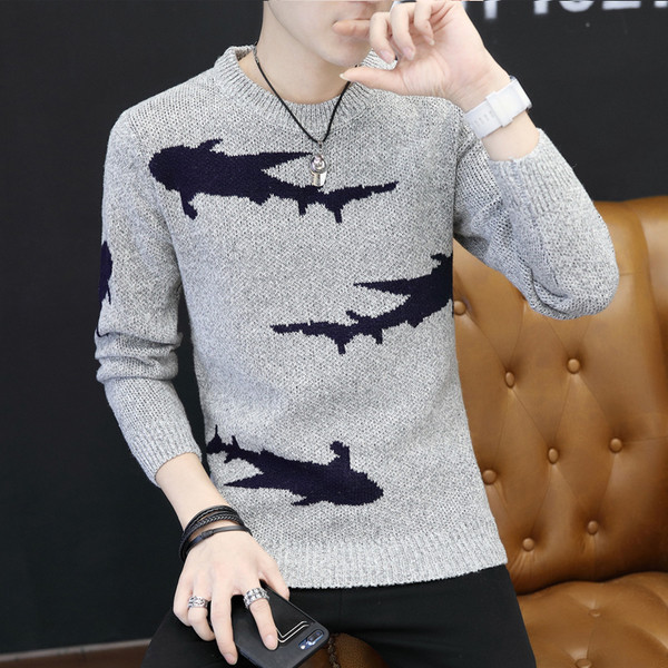 Мъжки пуловер подходящ за ежедневието в няколко цвята - три модела