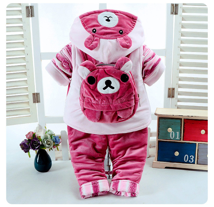 Set copii pentru fete si baieti cu element 3D