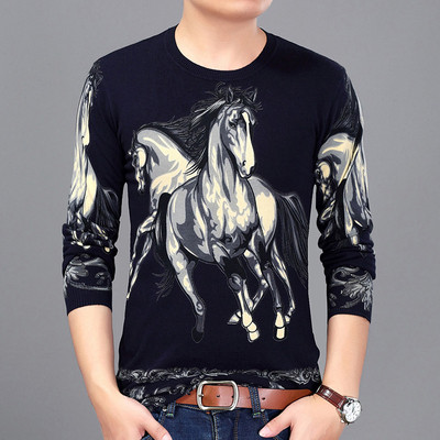 Μοντέρνα ανδρική μπλούζα  σε διαφορετικά σχέδια και χρώματα