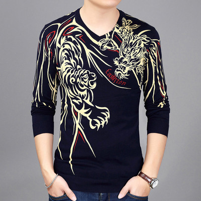 Μοντέρνα ανδρική μπλούζα  σε διαφορετικά σχέδια και χρώματα