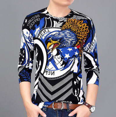 Μοντέρνα ανδρική μπλούζα  σε διαφορετικά σχέδια και χρώματα