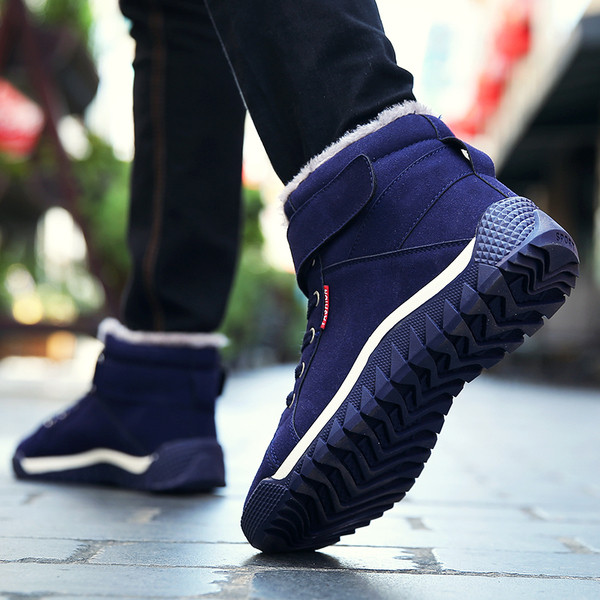 Pantofi de iarna pentru barbati cu puf in mai multe culori in diferite modele