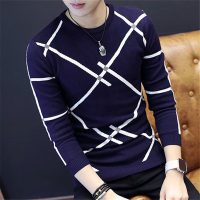 Καθημερινό ανδρικό πουλόβερ σε δύο σχέδια και διάφορα χρώματα