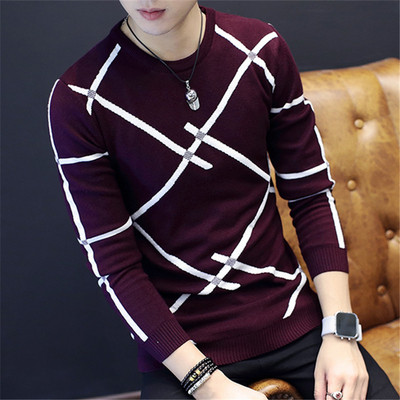 Καθημερινό ανδρικό πουλόβερ σε δύο σχέδια και διάφορα χρώματα