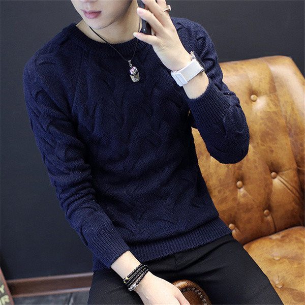 Καθημερινό ανδρικό  πουλόβερ  σε δύο σχέδια και διάφορα χρώματα