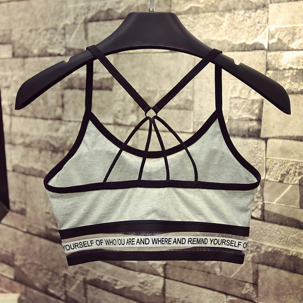 Βολικό σπορ  μπουστάκι σε τρία χρώματα