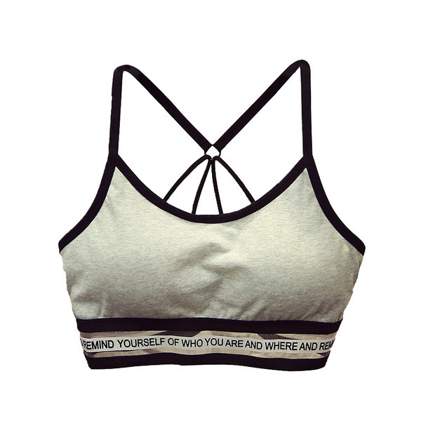 Βολικό σπορ  μπουστάκι σε τρία χρώματα