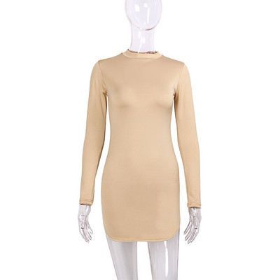 Rochie de dama de toamna cu maneci lungi in mai multe culori