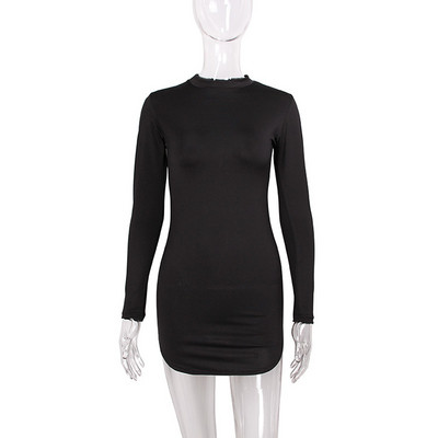 Rochie de dama de toamna cu maneci lungi in mai multe culori