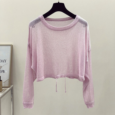 Κομψή γυναικεία μπλούζα με κολάρο σε σχήμα Γ σε πέντε χρώματα