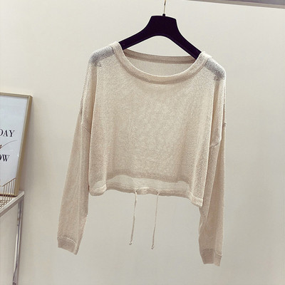 Κομψή γυναικεία μπλούζα με κολάρο σε σχήμα Γ σε πέντε χρώματα