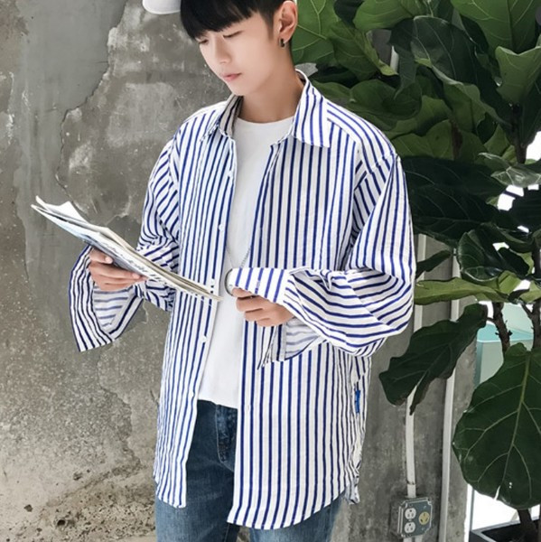 Cămașă modernă pentru bărbați în mai multe modele - culori diferite