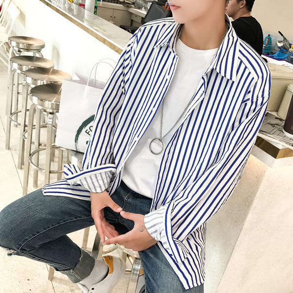 Cămașă modernă pentru bărbați în mai multe modele - culori diferite