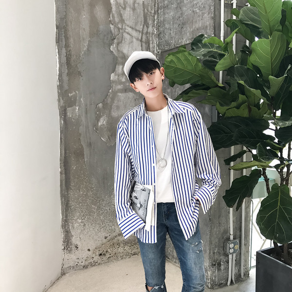 Cămașă modernă pentru bărbați în mai multe modele - culori diferite