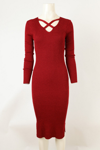 Χειμερινό γυναικείο φόρεμα σε διάφορα χρώματα