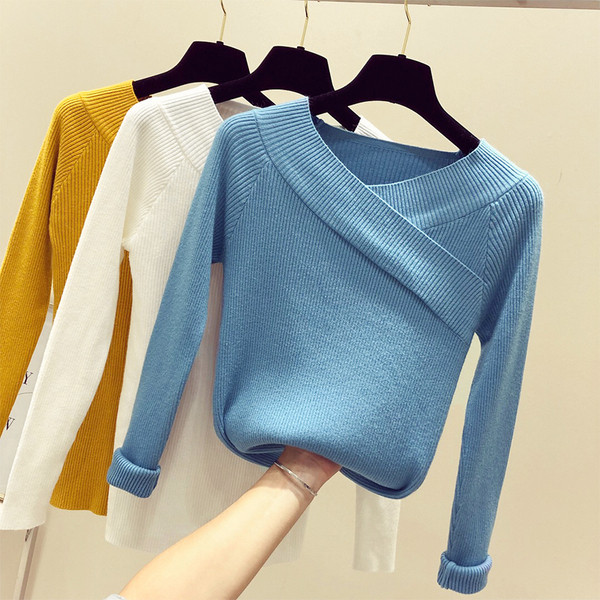 Pulover actual dama slim in diferite culori