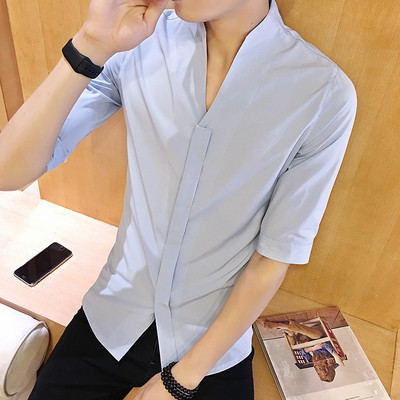 Μοντέρνο ανδρικό πουκάμισο σε πέντε χρώματα