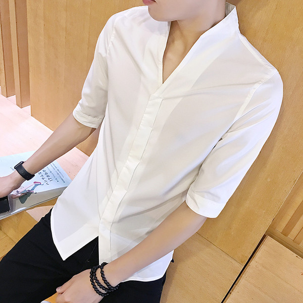 Cămașă modernă pentru bărbați în cinci culori