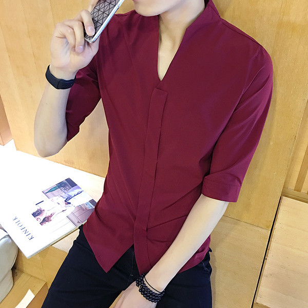 Cămașă modernă pentru bărbați în cinci culori