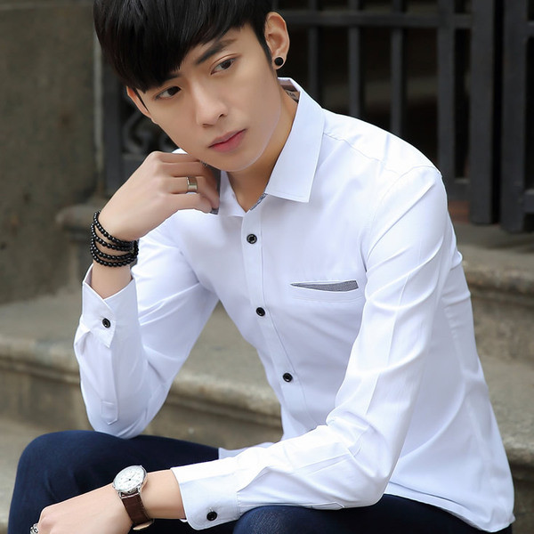 Мъжка стилна риза в няколко модела - различни цветове